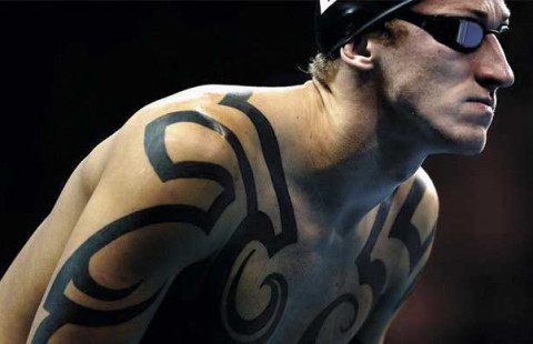 Татуировките на известните плувци