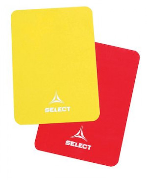 РЕФЕРСКИ КАРТОНИ SELECT REFEREE CARDS red and yellow one size / 7490900001